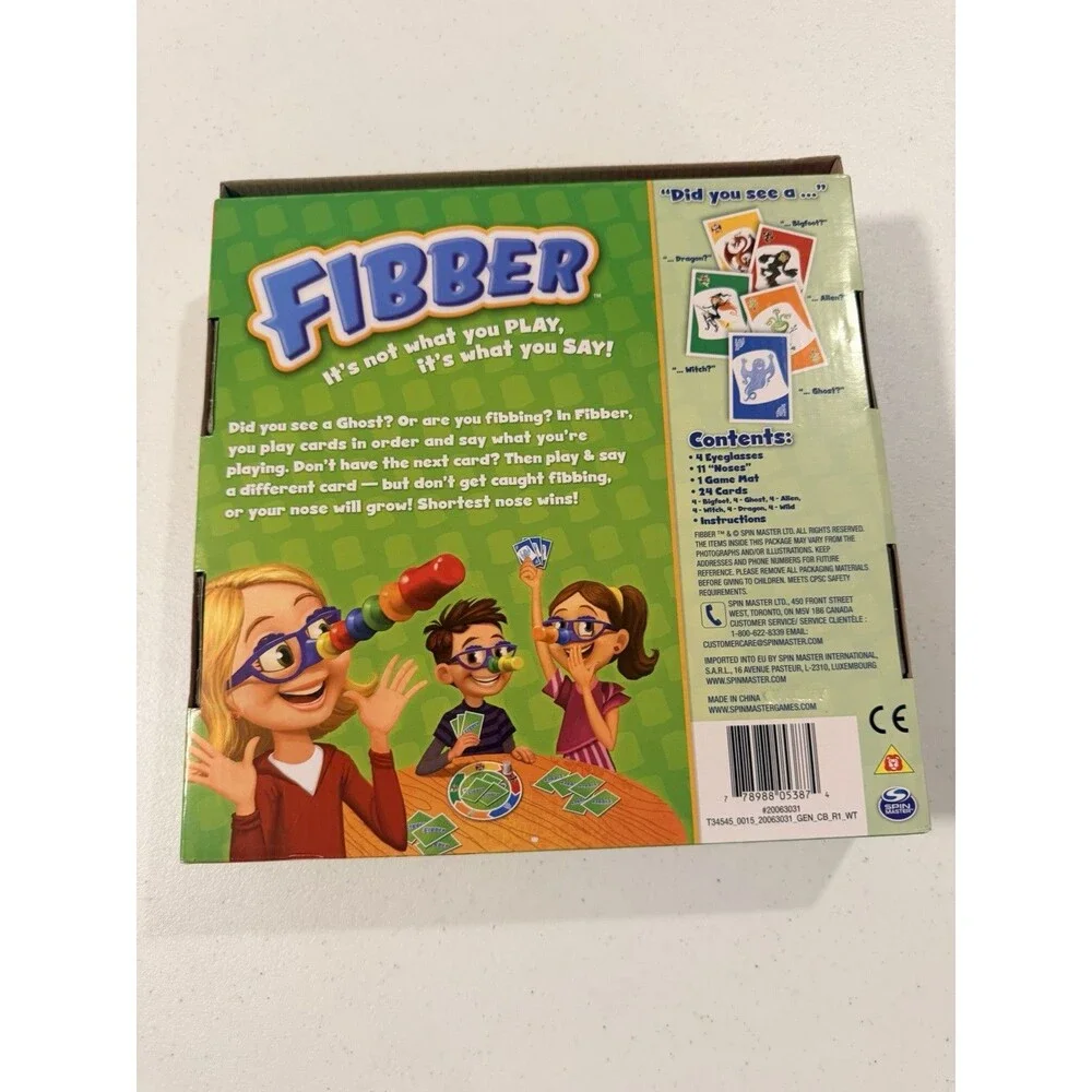 Fibber Game- Stretch the Truth and your nose may grow!